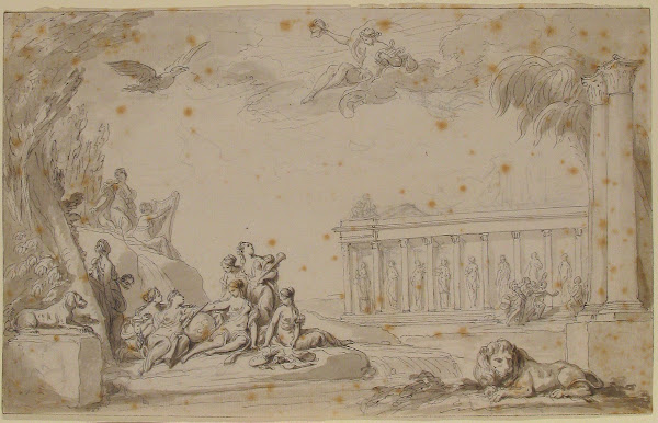 Temple of the Muses ca 1777