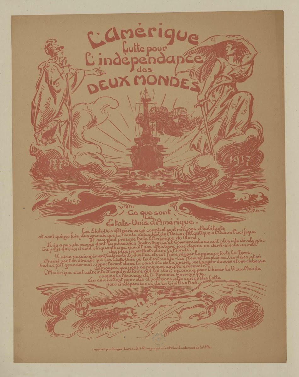 LAmérique lutte pour lindépendance des deux mondes 1918