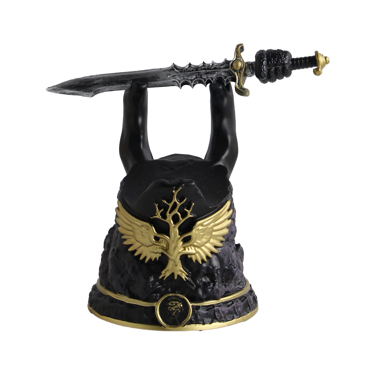 Gaming controller stand, hand-painted resin figure