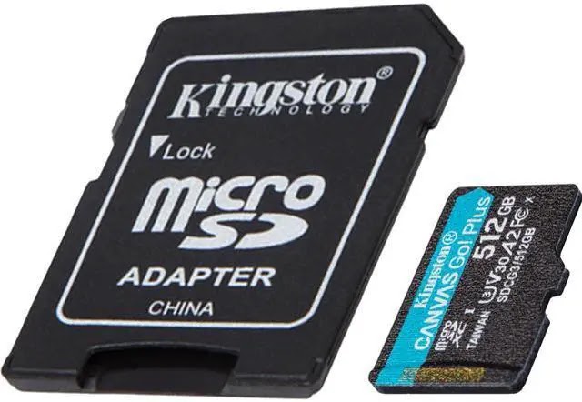 Kingston 512GB microSDXC Canvas Go Plus Flash Memory Card