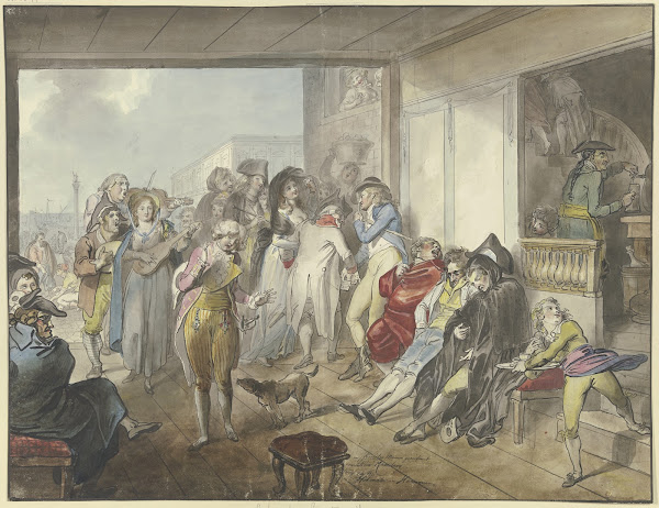 Café auf der Piazetta zu Venedig