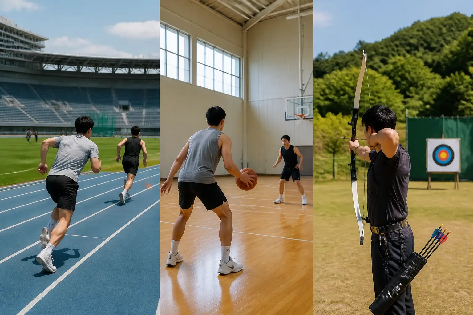 AI-generated Sports Daily Brief multi-story editorial montage