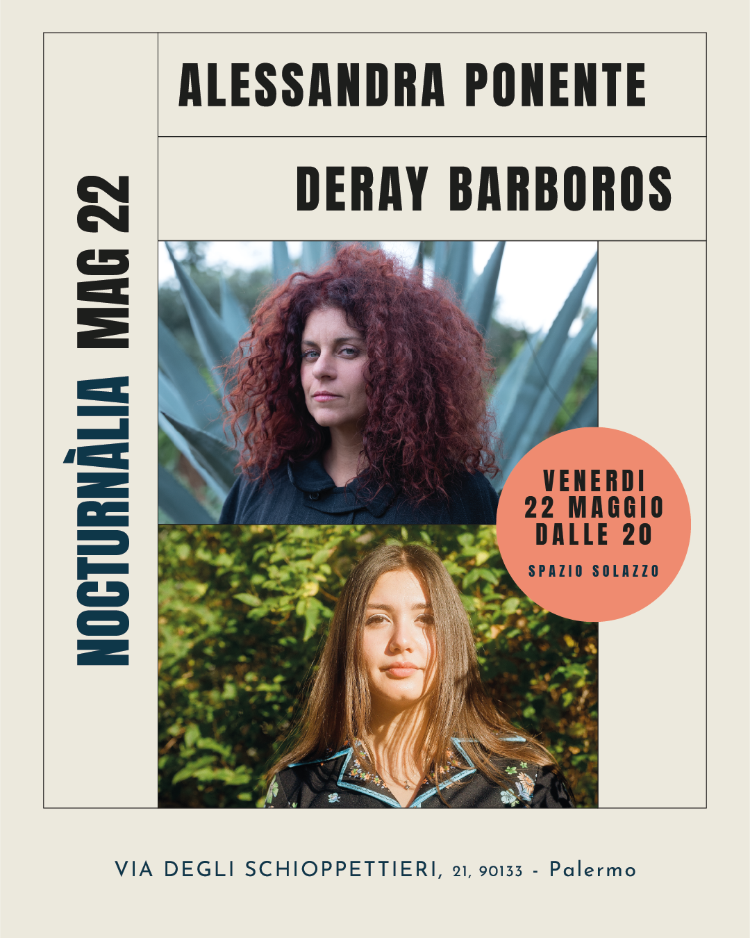 Nocturnàlia #4: Deray Barboros + Alessandra Ponente