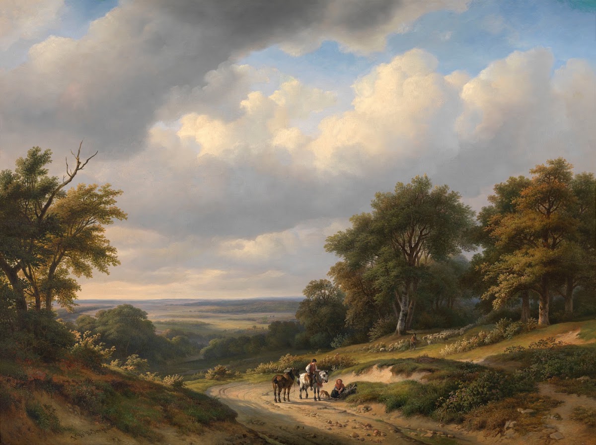 Landscape in the Ardennes