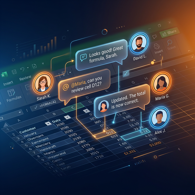 Comments, Notes Và Cộng Tác Trong Excel: Ghi Chú, Review Và Chia Sẻ File