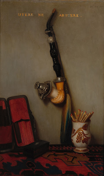 Still Life with Pipe and Matches 1858
