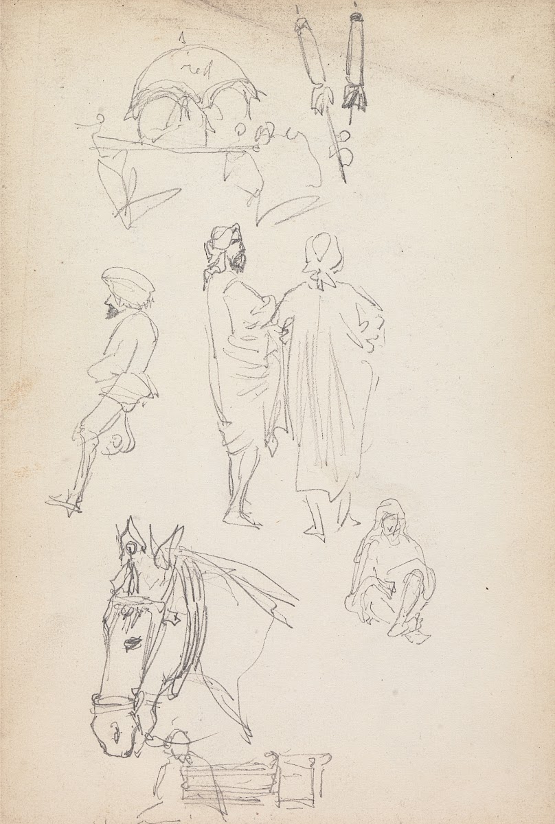 A Doli a Horse and Figure Studies 1860