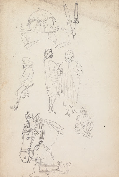 A Doli a Horse and Figure Studies 1860