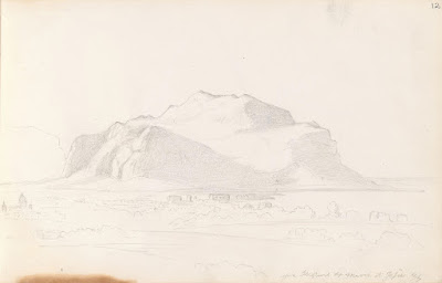 Utsikt mot Monte Pellegrino 1842