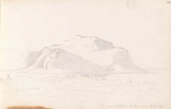 Utsikt mot Monte Pellegrino 1842