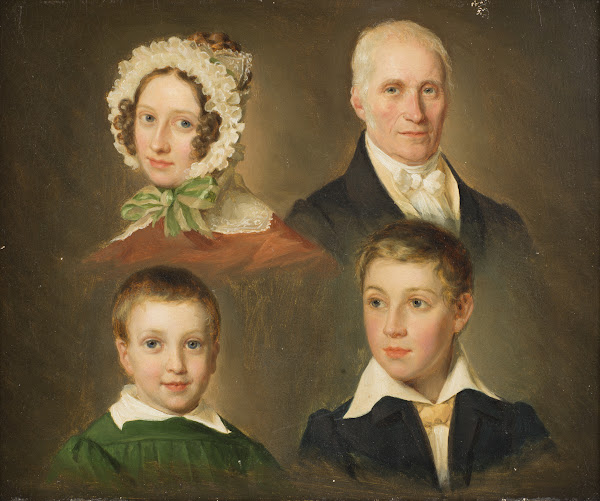 The Artists Father Wife Son and Foster Son 1830s