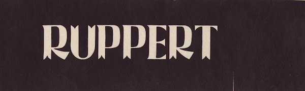 Stylized logo for Ruppert Beer 1935