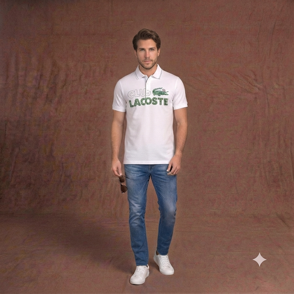 Camisuéter Blanco Lacoste