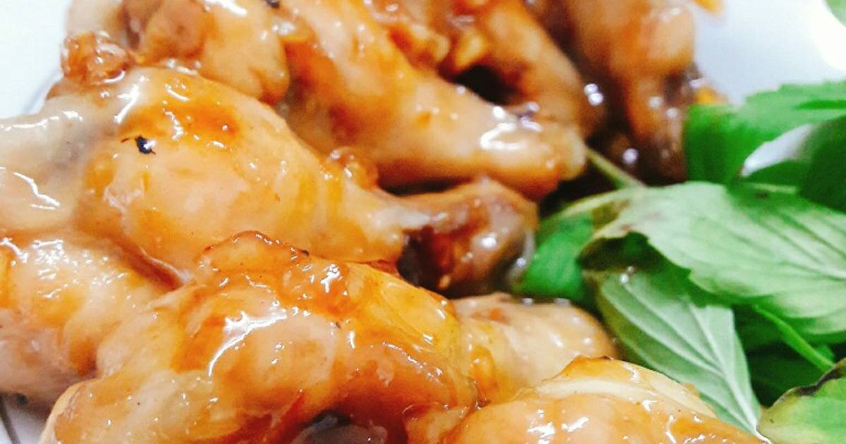 Cánh gà sauce mật ong