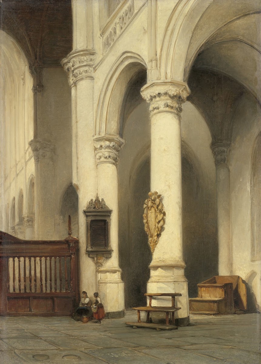 Church Interior c 1840   c 1848