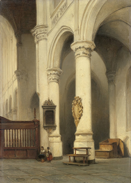 Church Interior c 1840   c 1848