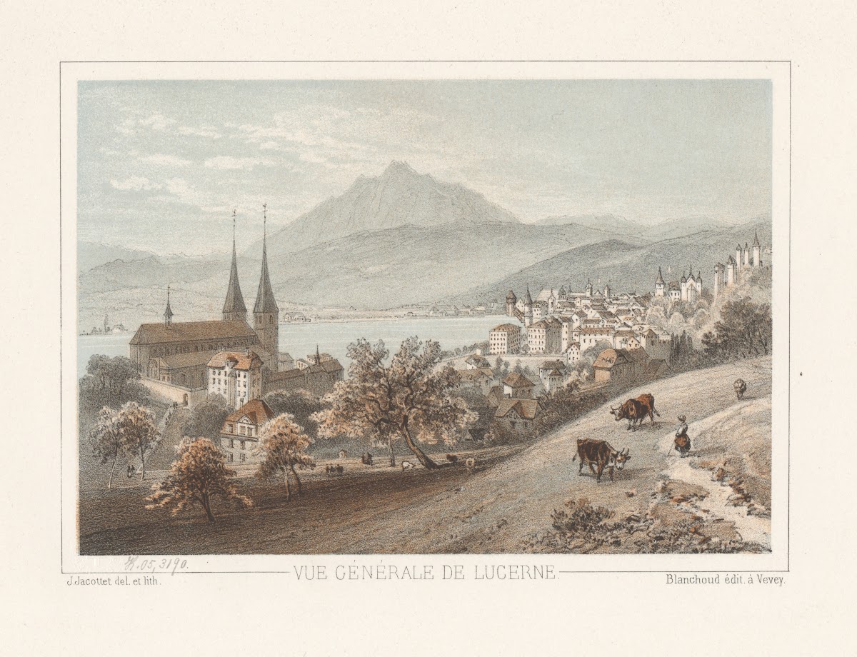 Vue générale de Lucerne