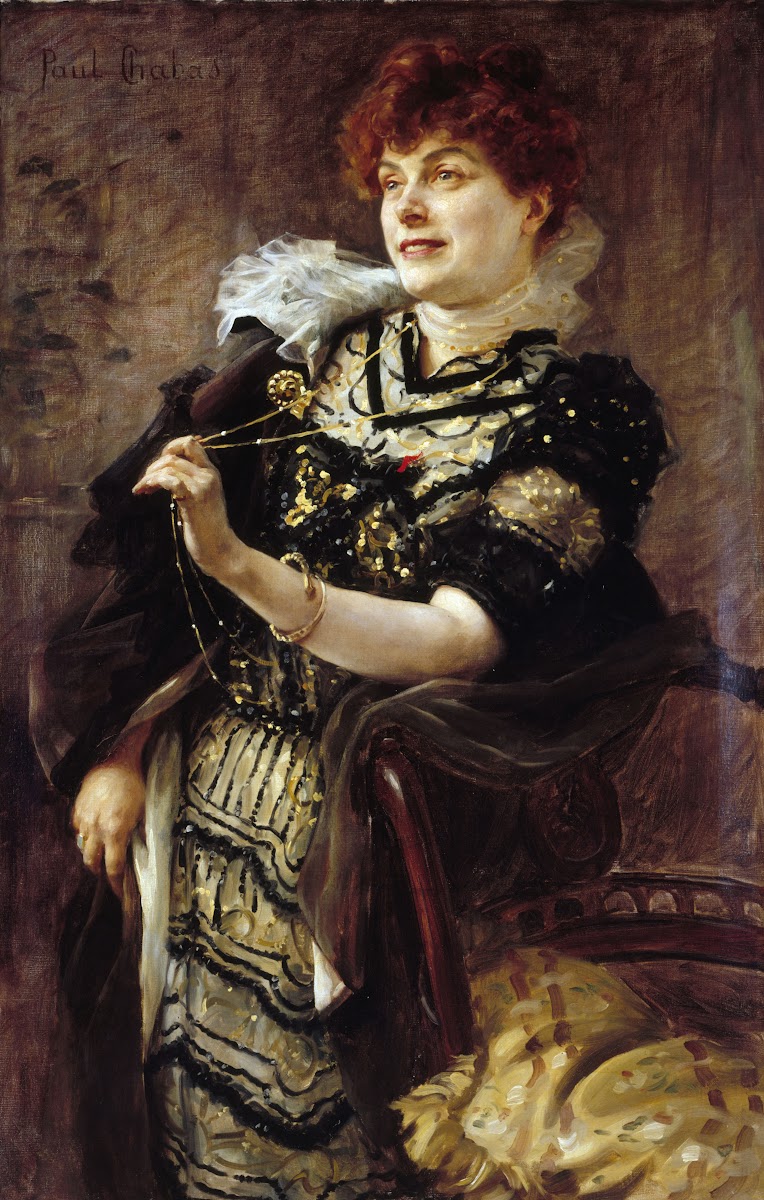 Portrait de Daniel Lesueur Jeanne Loiseau 1860 1921 dite femme de lettres 1896