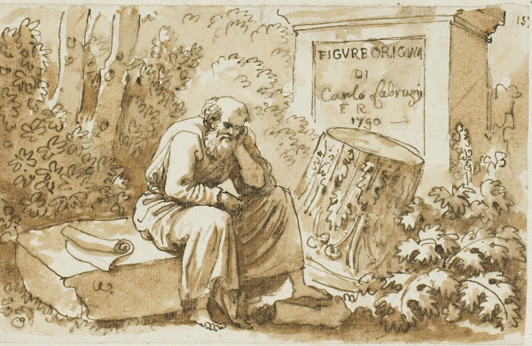 Sketch for Frontispiece to Figure Originali c 1790
