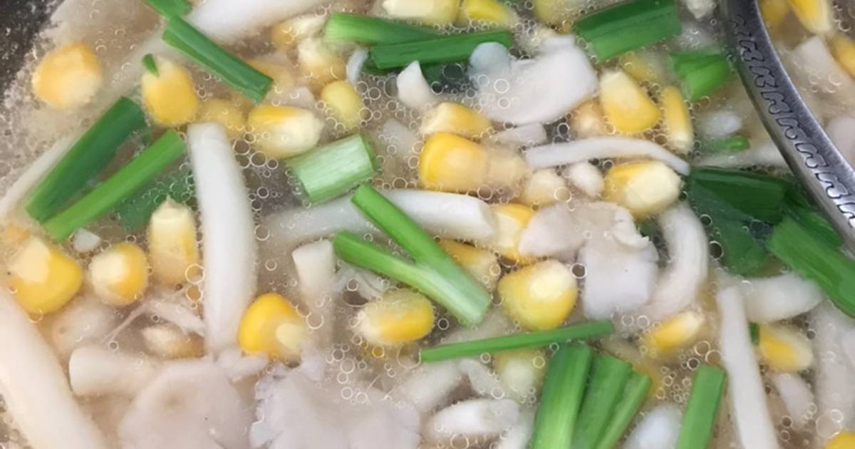 Súp bắp nấm