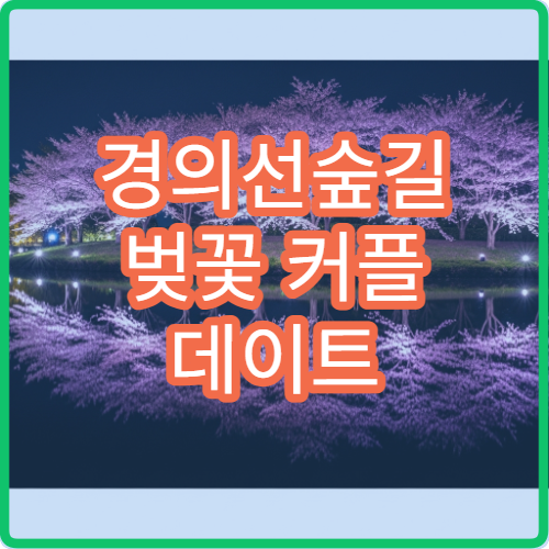 경의선숲길 벚꽃 커플 데이트 홍대→상암 2시간 완벽 동선