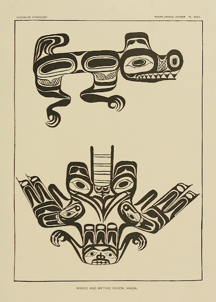 Wasco and Mythic Raven Haida 1894
