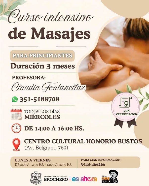 Curso Intensivo de Masajes