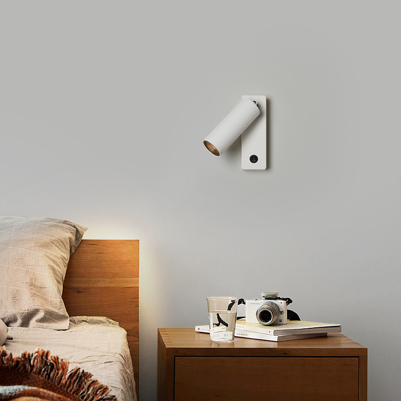 Modern full-spectrum wall light with rotation function