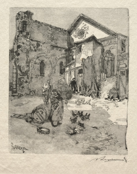 St Julien le Pauvre Le Portail c 18701918