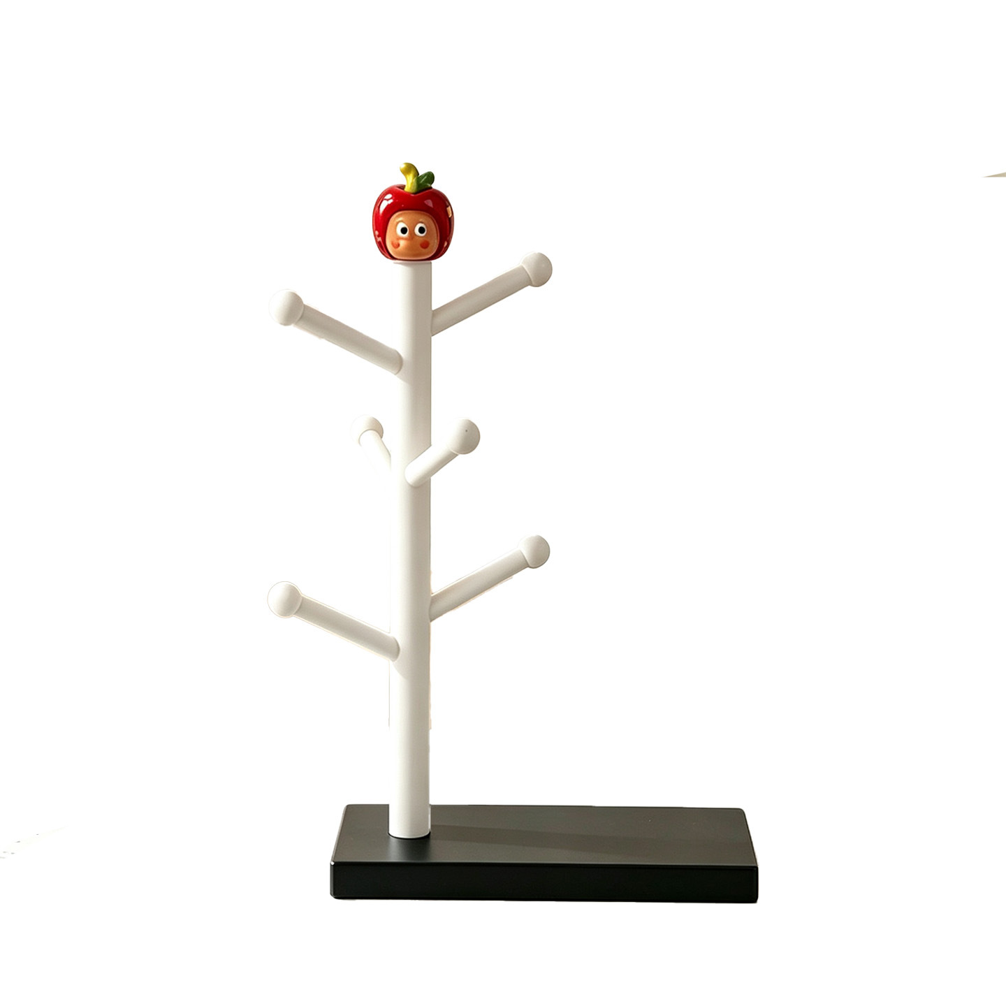 Apple Figure Cup Stand with Drip Tray