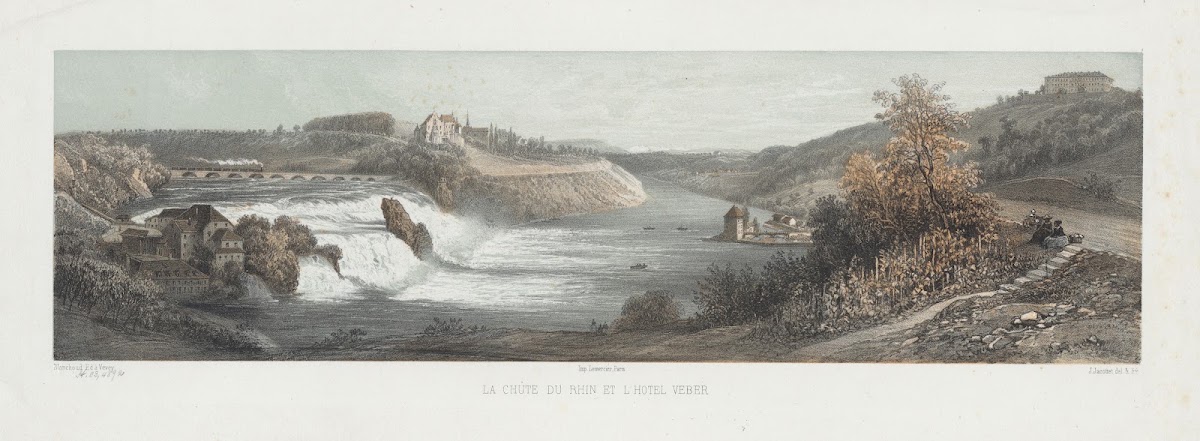 La chûte du Rhin et lHotel Veber