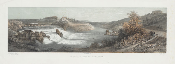 La chûte du Rhin et lHotel Veber