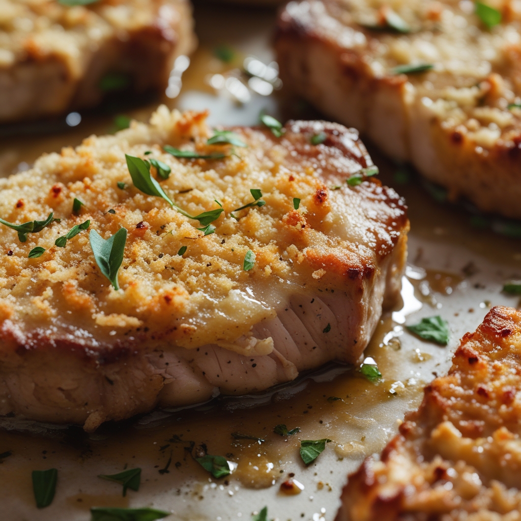 Crispy Parmesan Crusted Pork Chops - Easy Homemade Dinner Recipe