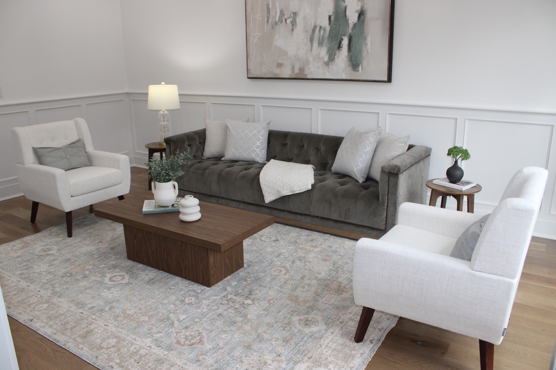 Staged interior