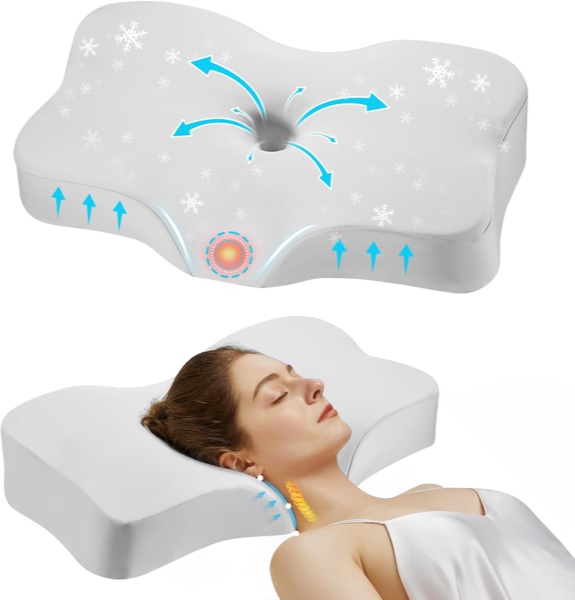 Modelo de Ingeniería Avanzada para almohada cervical viscoelastic