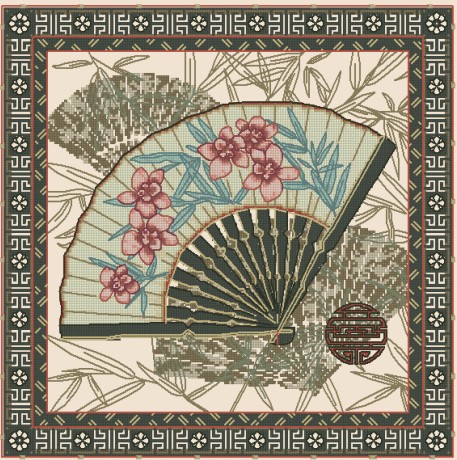 DIM35170 Oriental Fan