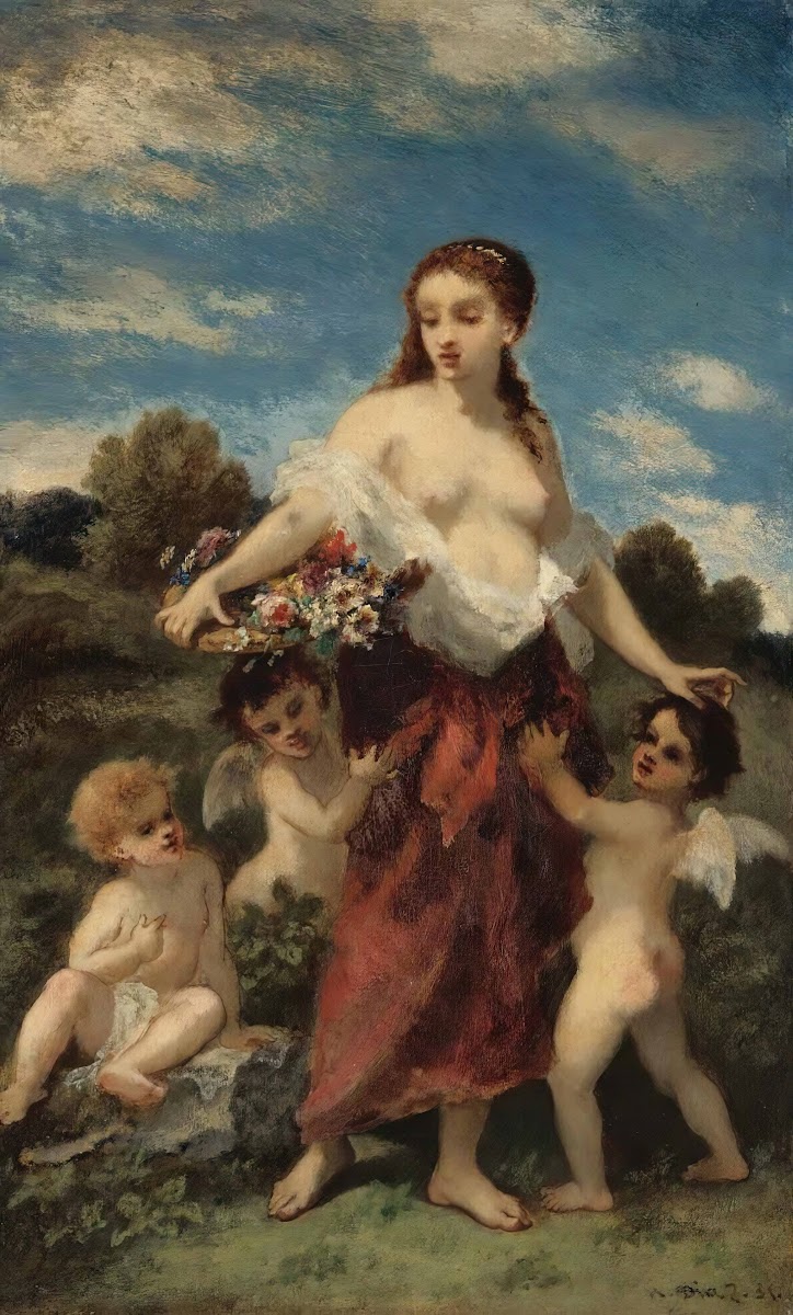 Flore Saisie Par Lamour Or Linnocence En Danger 1851
