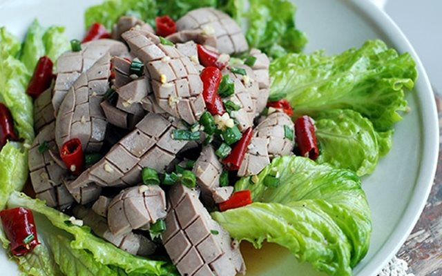 Cật Heo Trộn Chua Ngọt