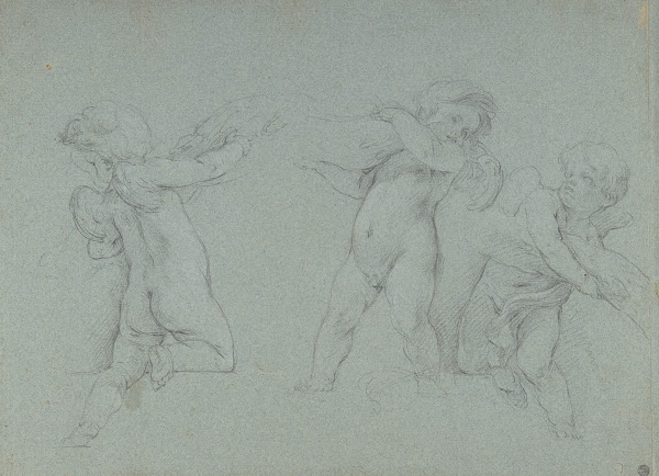 Putti Supporting a Garland early 18th century