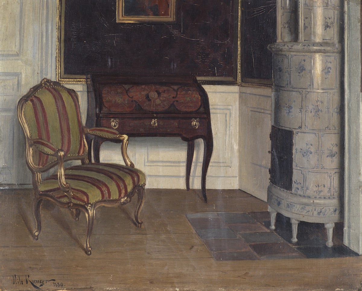 Gripsholms slott prinsessans kabinett 1880