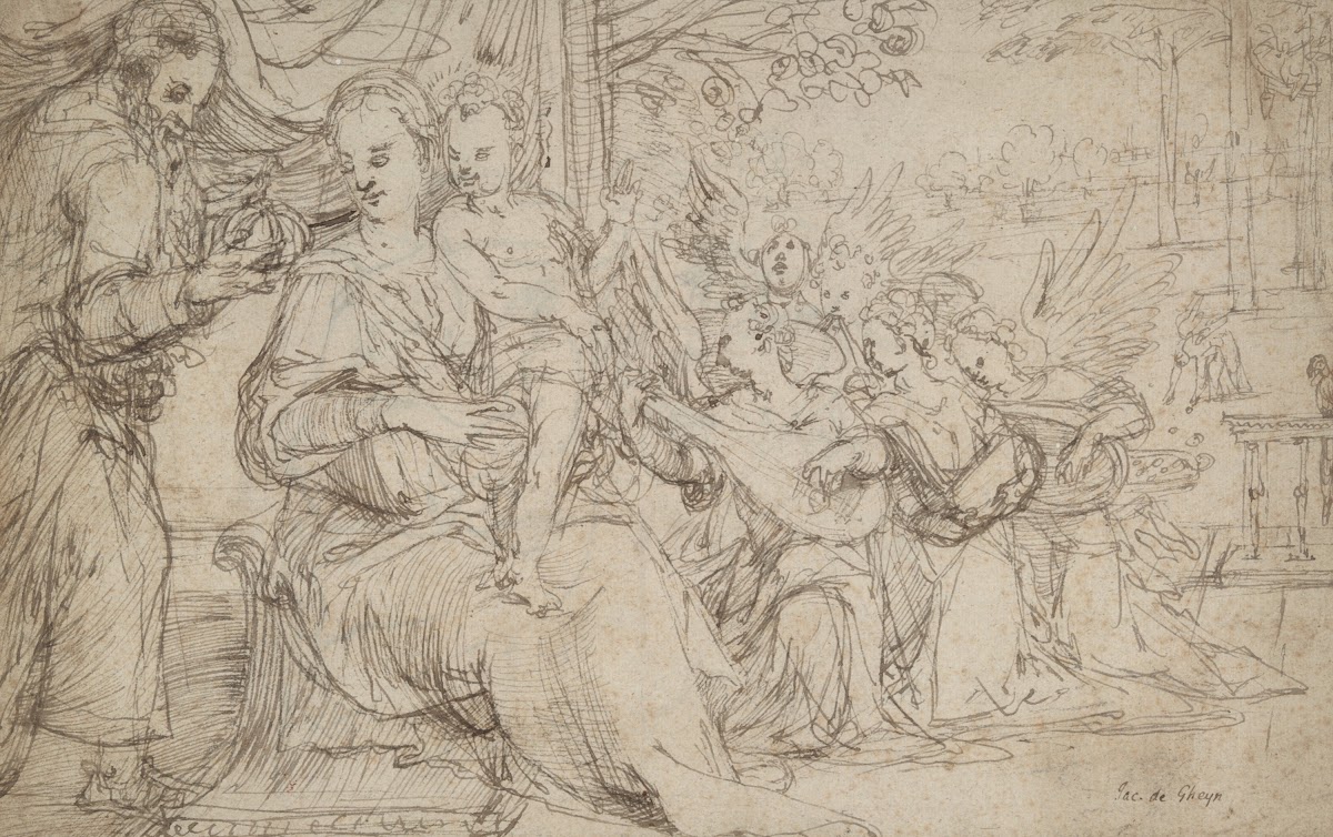 The Holy Family with Angels ca1600