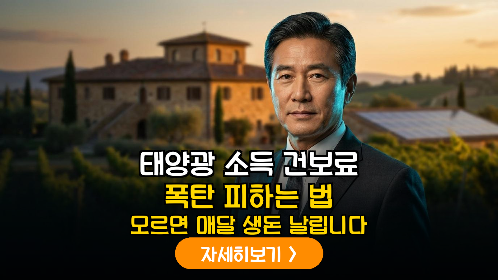 태양광 소득과 건보료 사수 전략