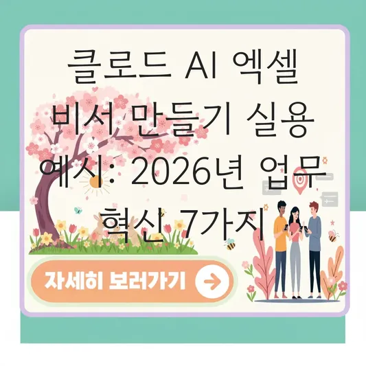 클로드 AI 엑셀 비서 만들기 실용 예시