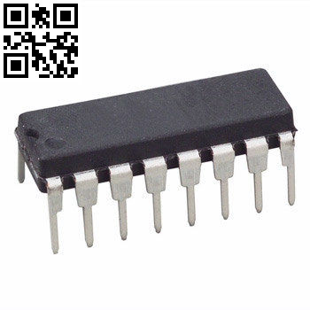 IC Driver 7 Segment, 16-DIP