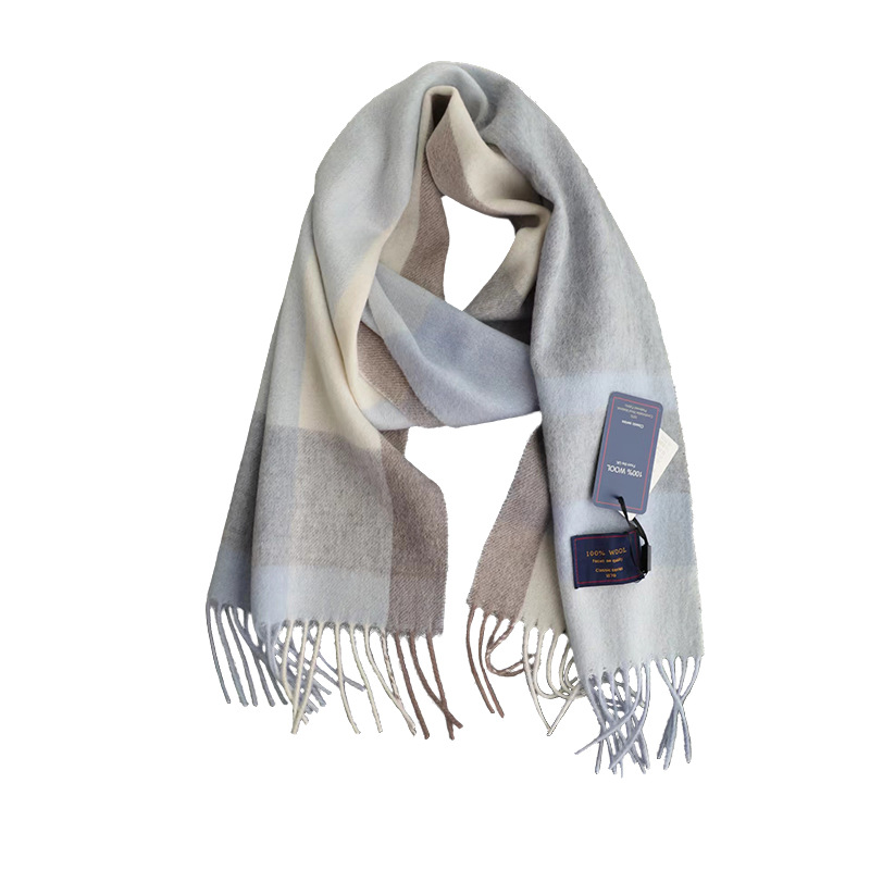 Classic check scarf made from 100% Australian wool