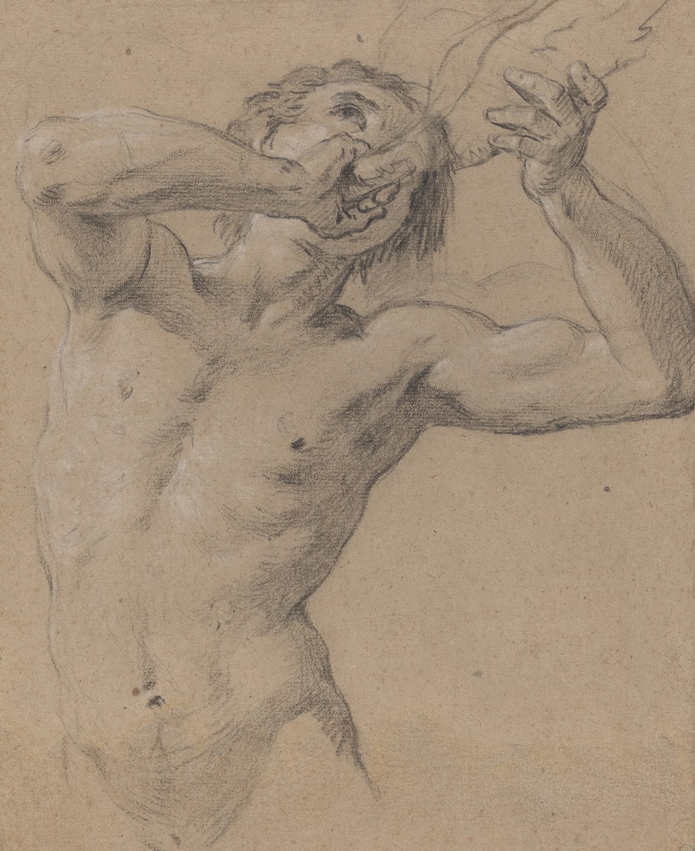 A Triton Blowing a Conch Shell 1724