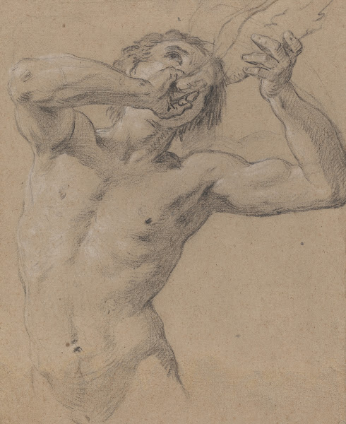 A Triton Blowing a Conch Shell 1724