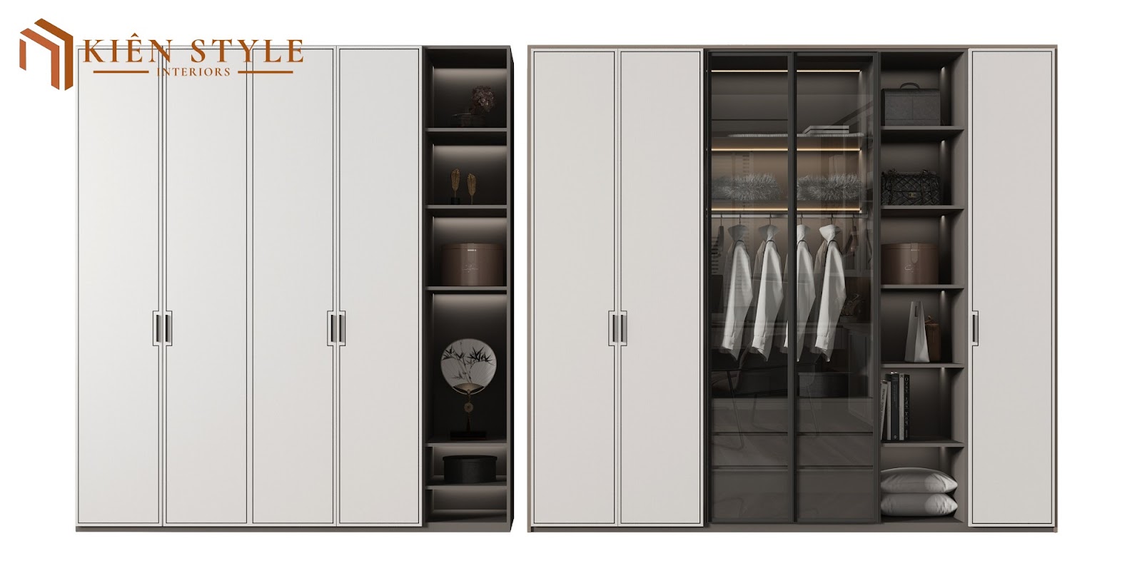 Mẫu tủ áo mới nhất 2024