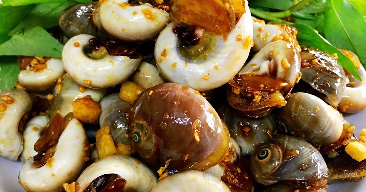 Ốc Mỡ Xào Bơ Tỏi