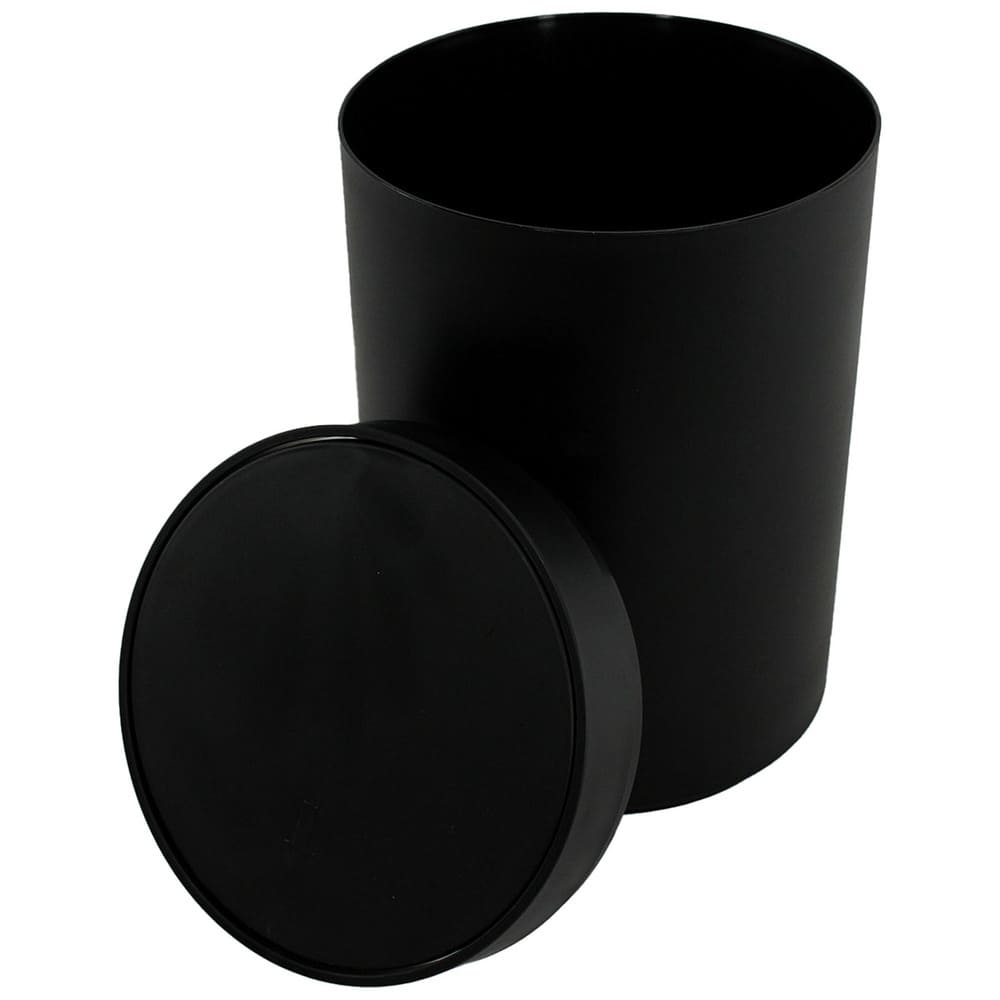 Bote de basura de metal Distinto™ color negro